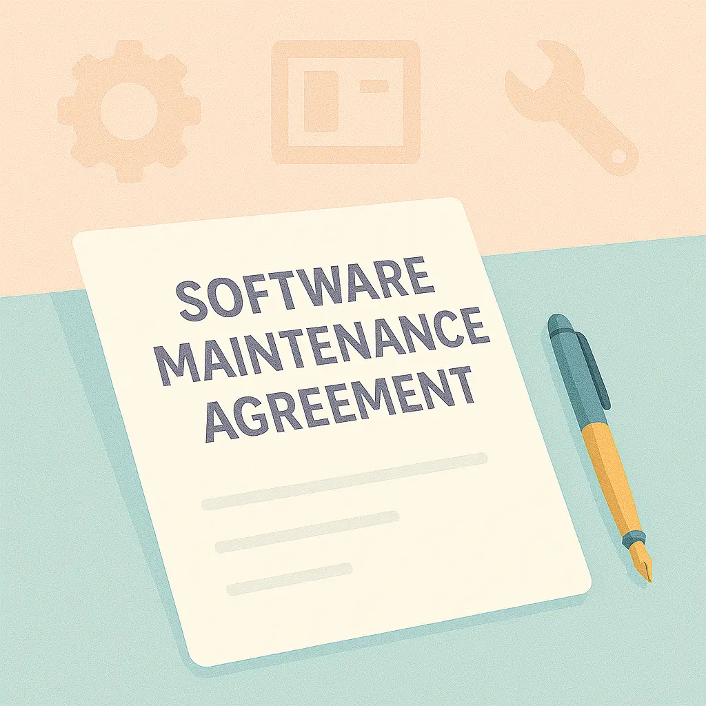 Software Maintenance Agreement