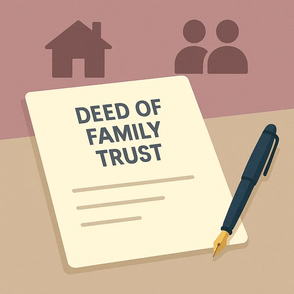 Deed of Family Trust (Private Trust)