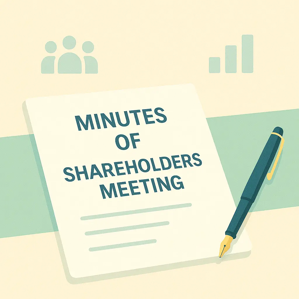 Minutes of Shareholders Meeting