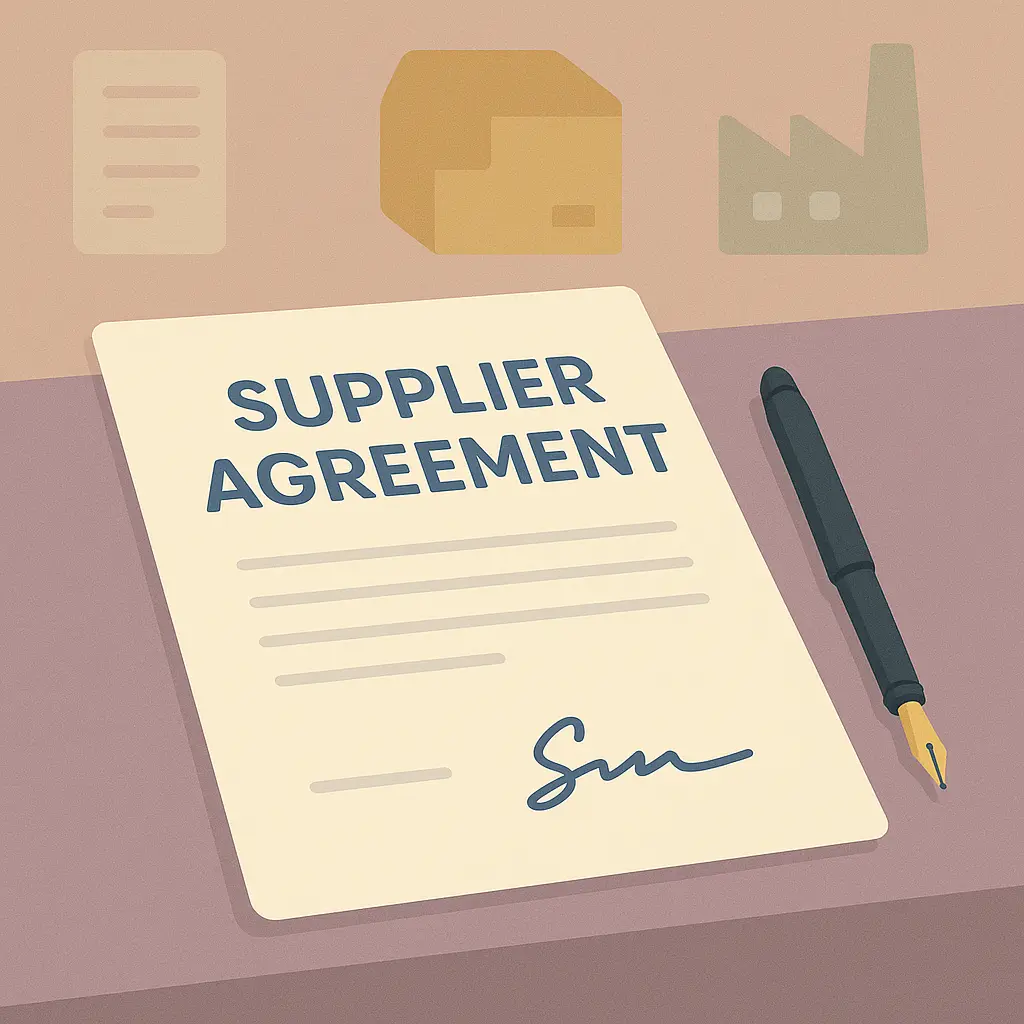 Supplier Agreement