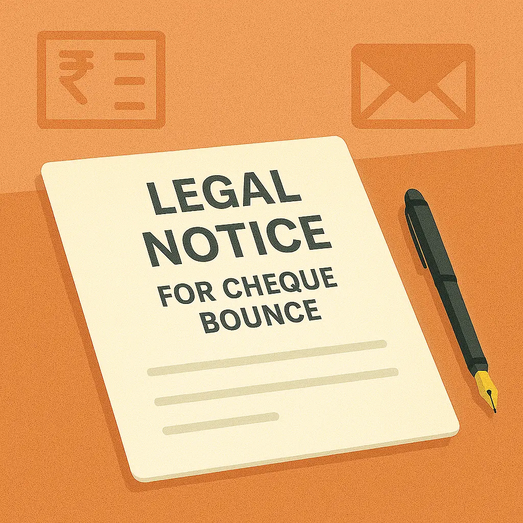Legal Notice for Cheque Bounce